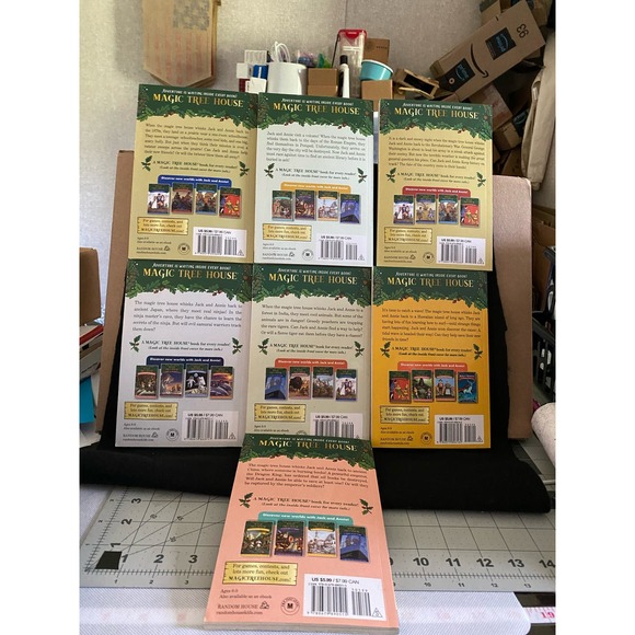 Magic Tree House Mary Pope Osborne  Seven Books 5 13 14 19 22 23 28 Titles Below - Picture 2 of 7